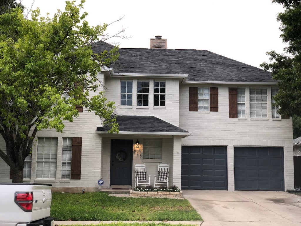Completed residential gutter system with clean lines on an Arvada home