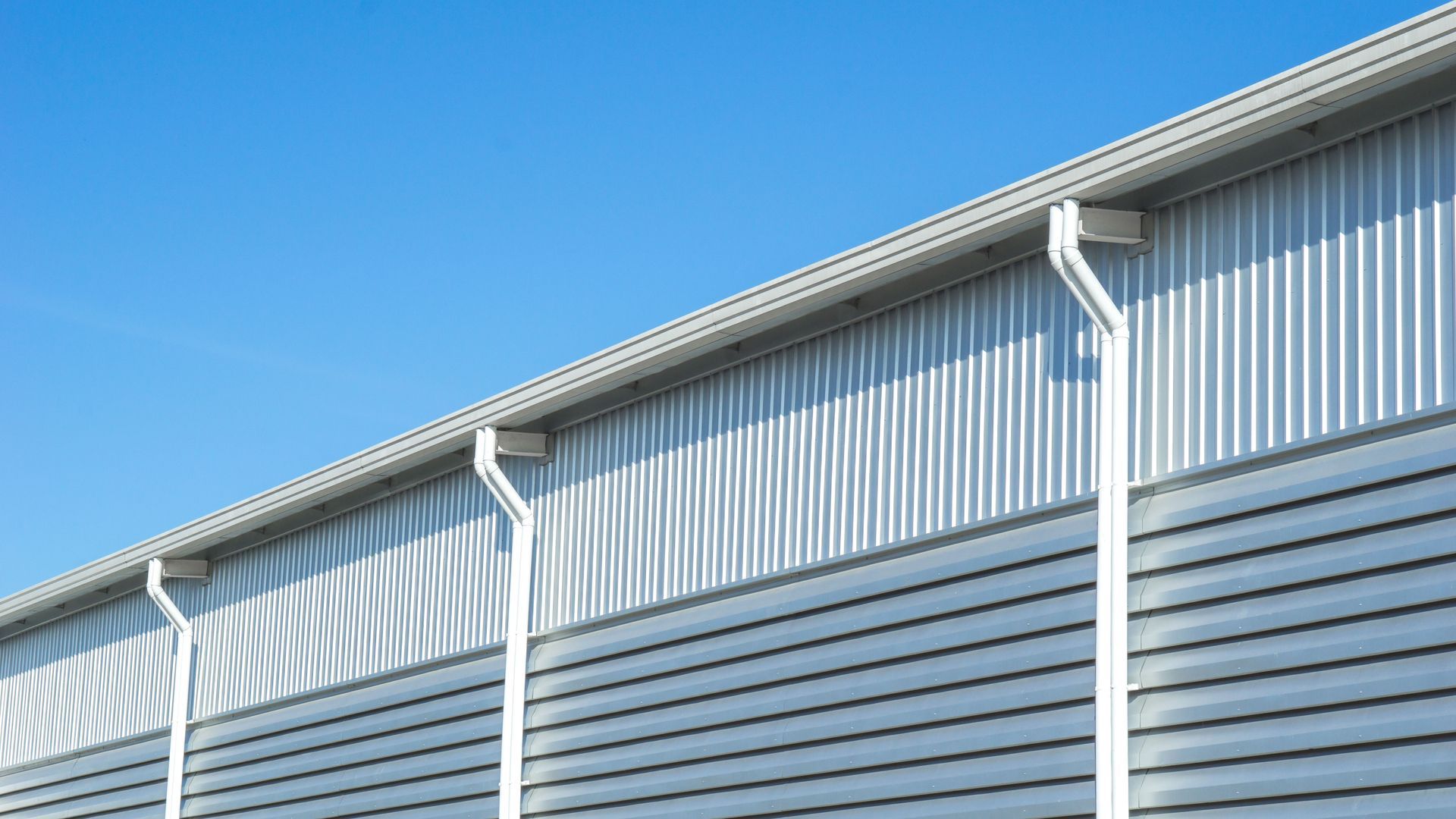 Gutter installation on a home