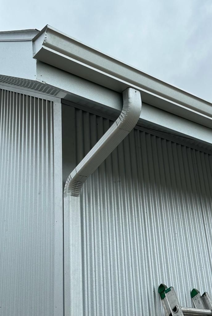 Gutter installation on a home